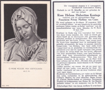 Prayer card